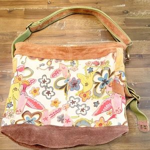 Lucky Brand Leather Shoulder Bag Hummingbird